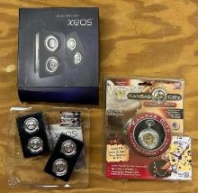 New In Box Micro Speakers XEOS & Kansas City Railroad Pocket Watch