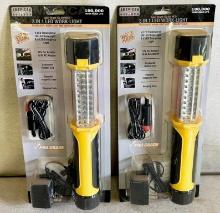 2 New In Package 3 In 1 LED Work Lights