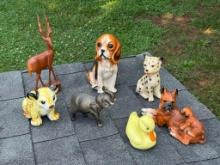 Made In Japan Ceramic Dog Figurines And Others