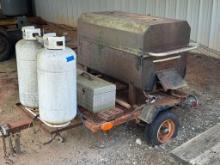 Propane Smoker On A Trailer