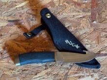 Buck Knife In Canvas Sheath
