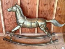 Brass Rocking Horse