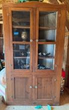 Pine Corner Cabinet
