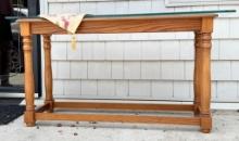 Sofa Table with Glass Cover