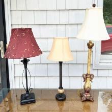 Three Lamps