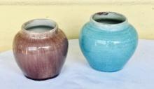 Pair of Pisgah Forest Pottery Vases