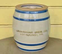 Salt Glaze Crumbo Pickles Jar With Lid