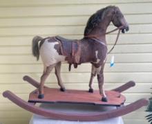 Antique Victorian Rocking Horse