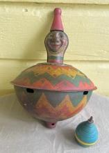 Two Antique Tin Tops