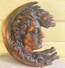Dianna The Huntress Brass Cast Iron Wall Plaque