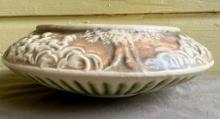 Donatello Roseville Art Pottery Low Bowl