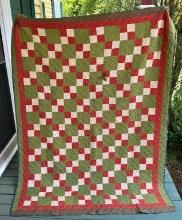 Antique Pieced Hand Stitched Southern Quilt