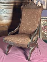 Walnut Eastlake Platform Rocker