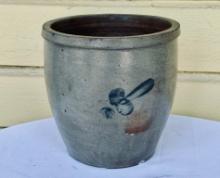 Antique Cobalt Blue Pa. Stoneware Cream Riser