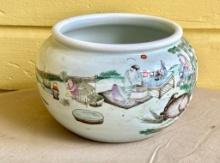 Antique Oriental Small Fishbowl