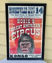 Vintage Mooresville, NC Circus Poster