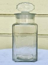 Original Coca Cola Pepsin Gum Jar with Original Lid