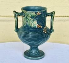 Original Roseville Bushberry Two Handled Vase