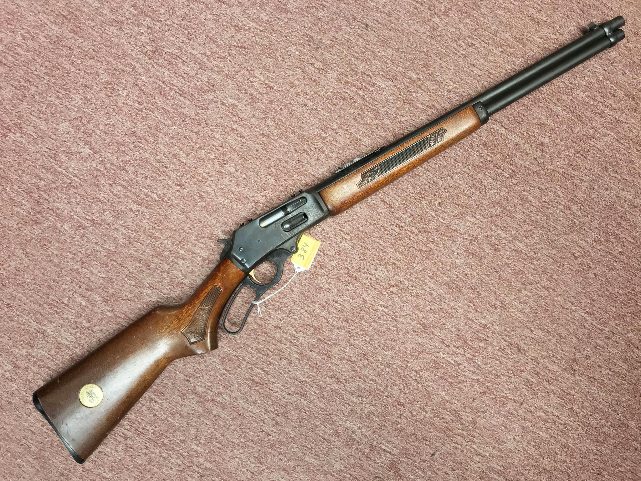 Marlin 3080 30/30win rifle, s#20154646, lever action, limited edition, gold trigger