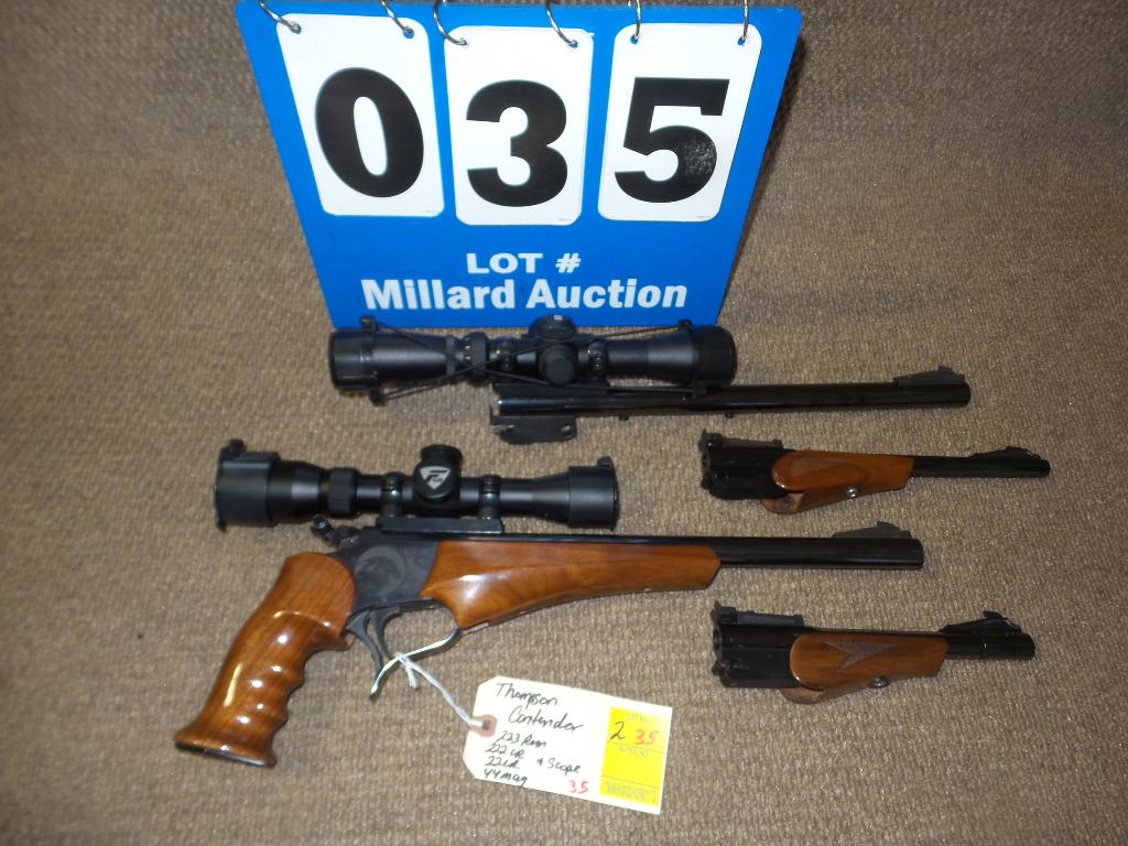 Thompson Contender (223,222,22LR, 44mag)