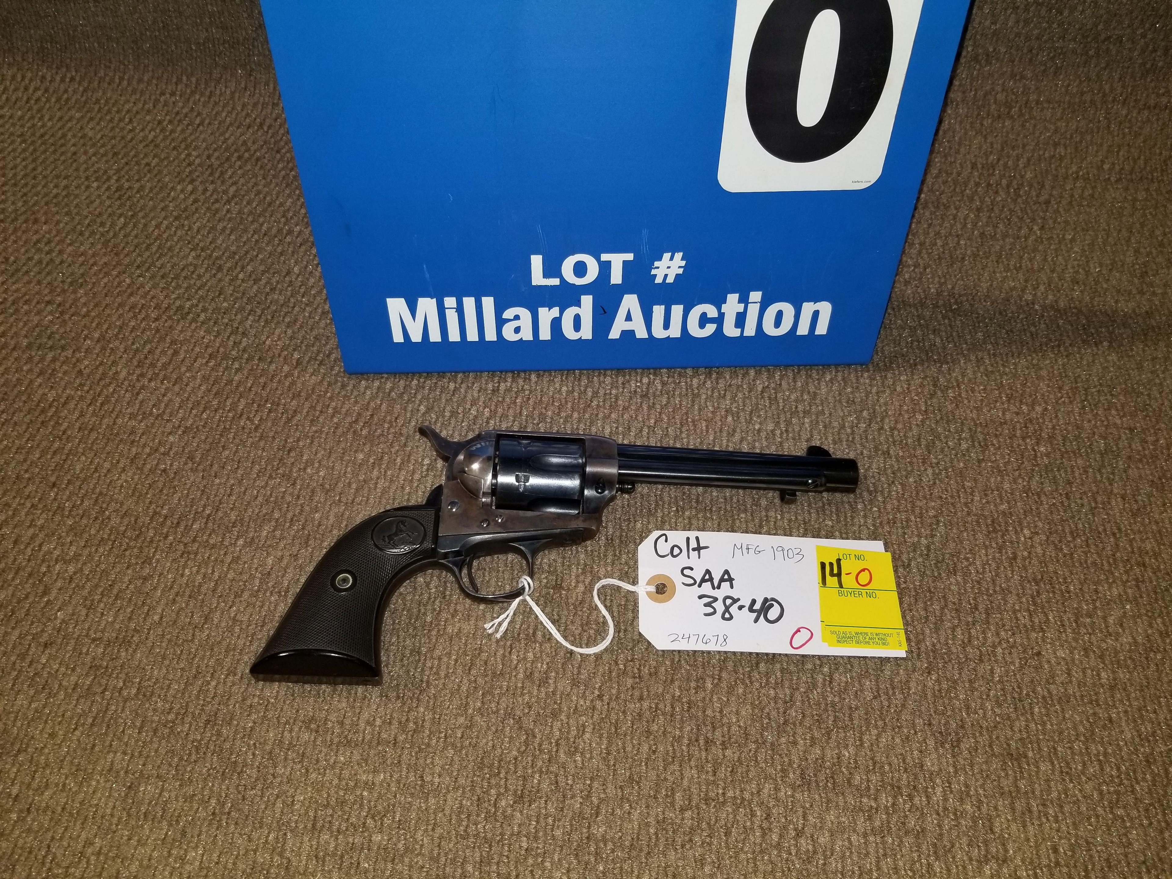 COLT SAA 38wcf mfg 1903 (AMAZING)