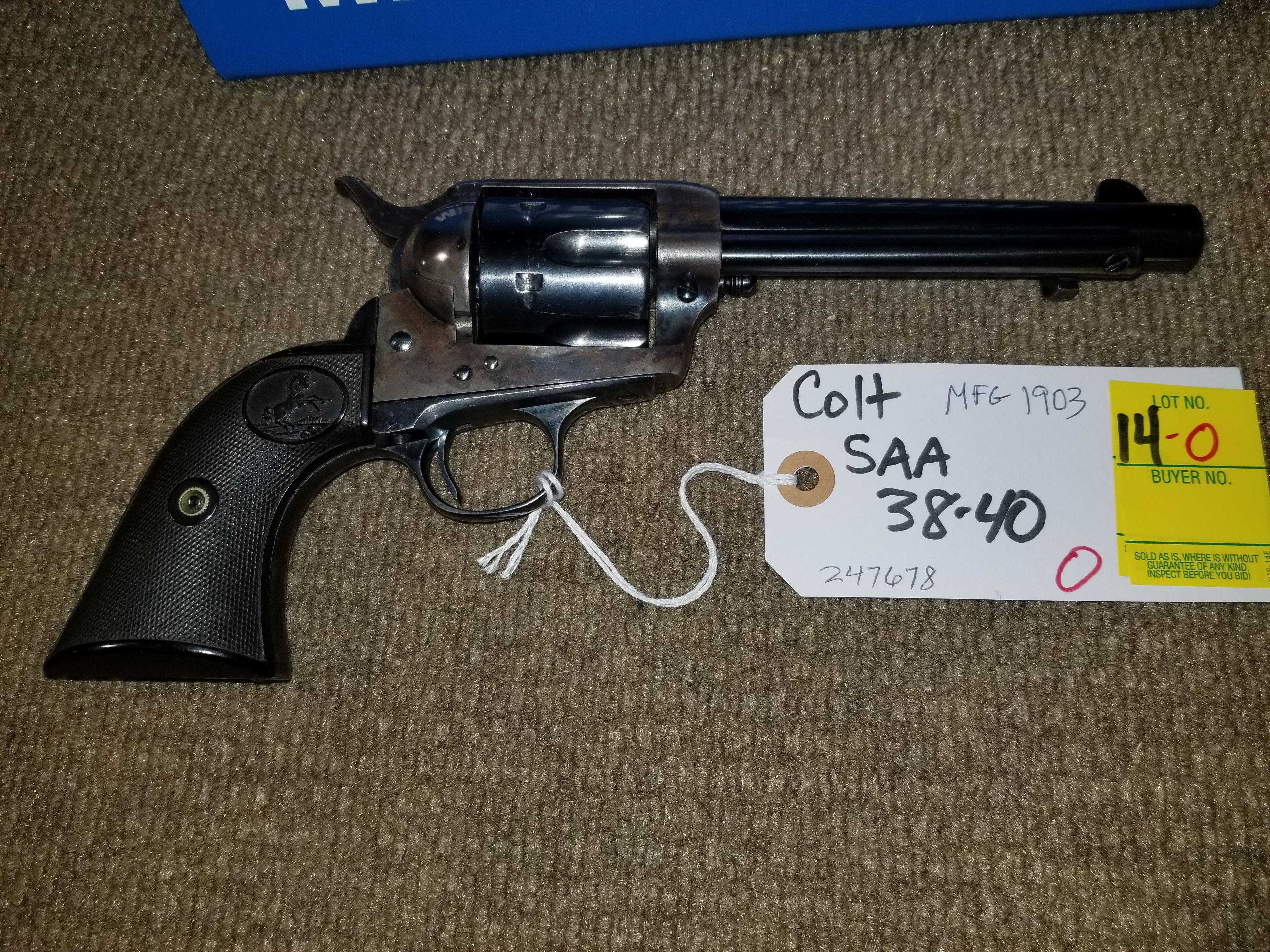 COLT SAA 38wcf mfg 1903 (AMAZING)