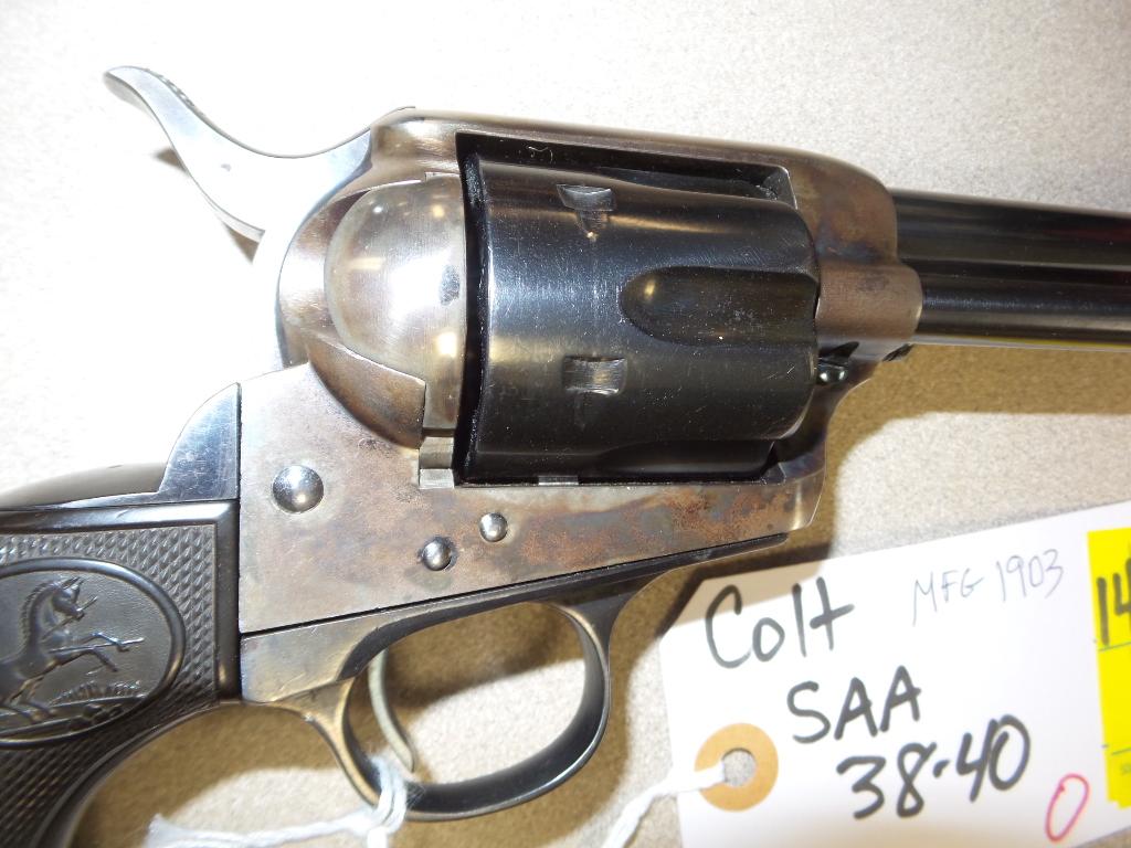 COLT SAA 38wcf mfg 1903 (AMAZING)