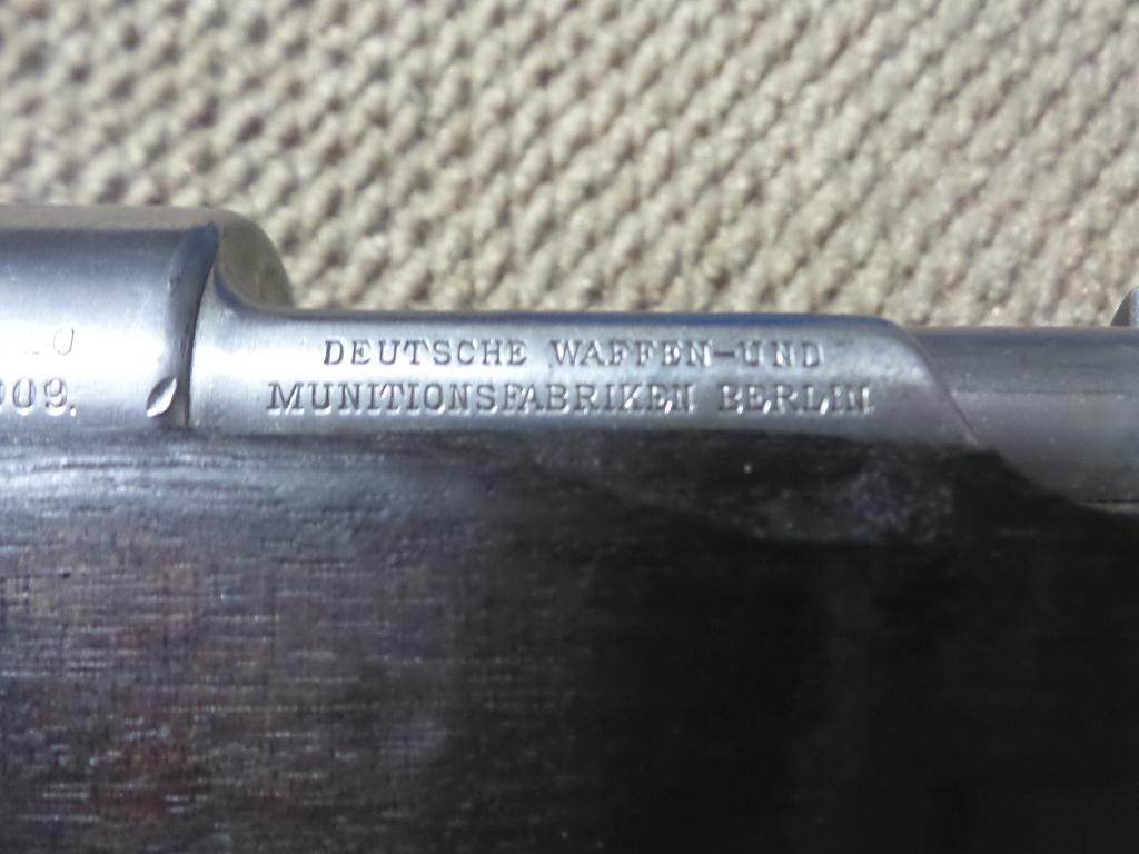 D.W.M. Mauser Argentino 1909 7.65x53