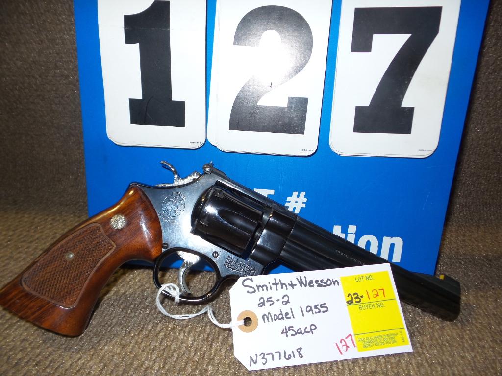 SMITH & WESSON 25-2 MODEL 1955 45ACP