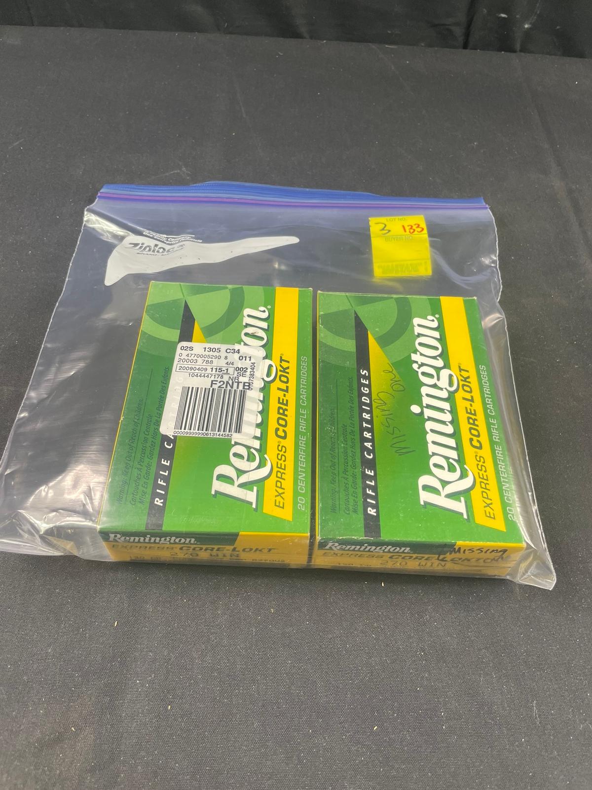 Remington 40rds 270win