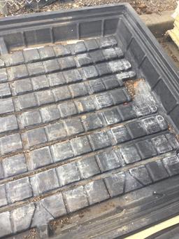 10- miscellaneous large grow trays