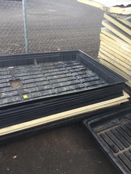 10- miscellaneous large grow trays