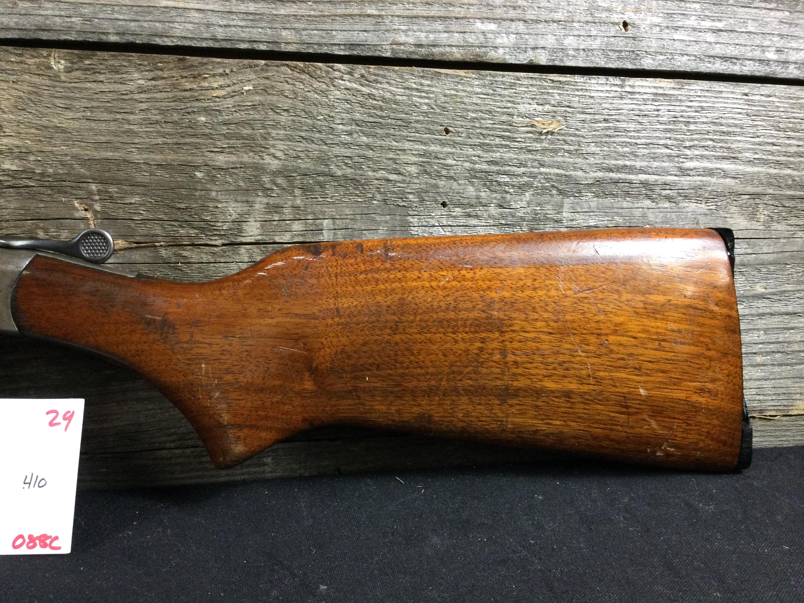 H&R Topper M488 break action .410 with broken butt plate