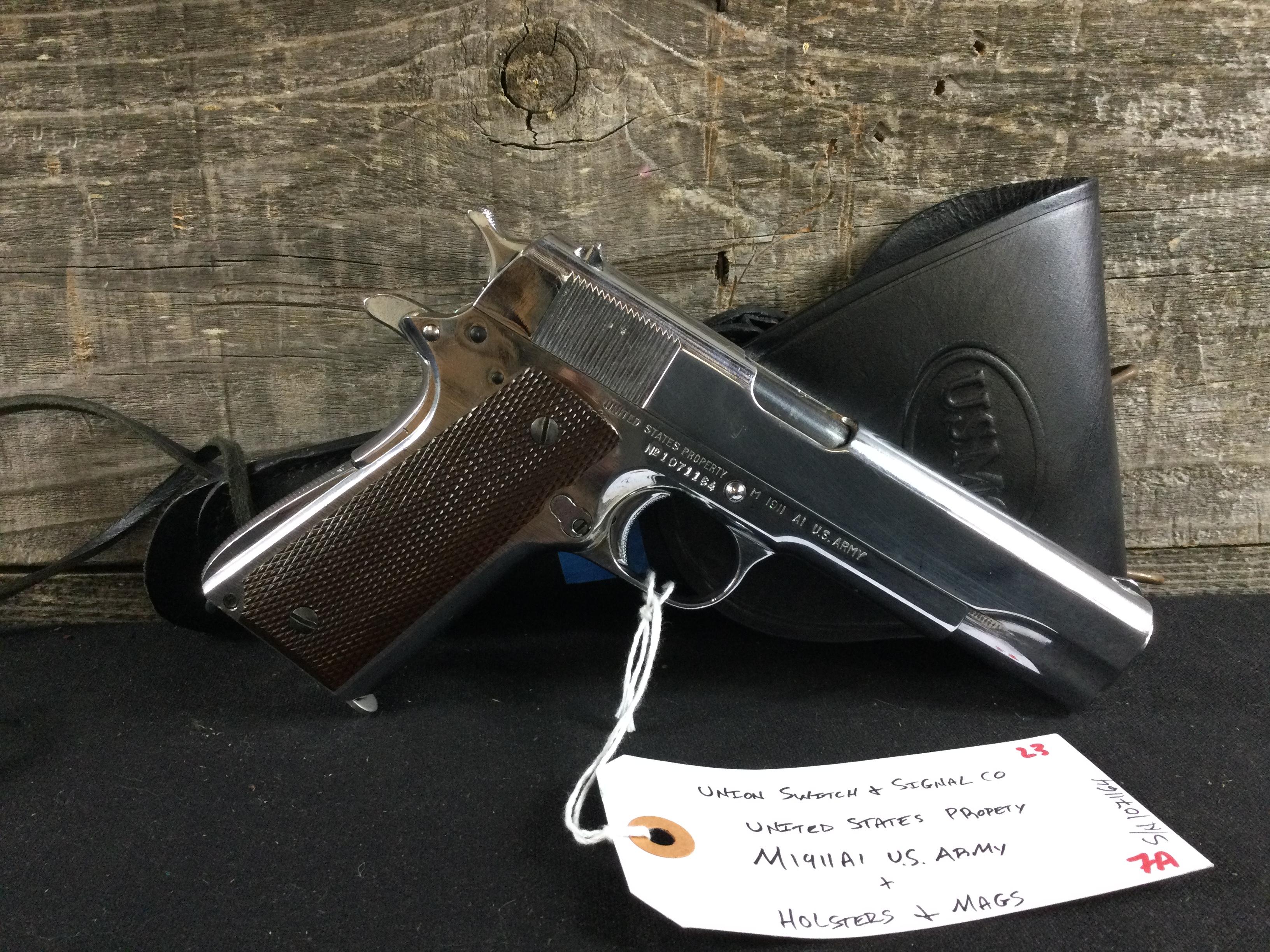 M1911A1 Union Switch & Signal Co. (US &S Co.) Swissvale PA .45