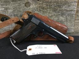 Colt US Army 1911 with holster Reblued