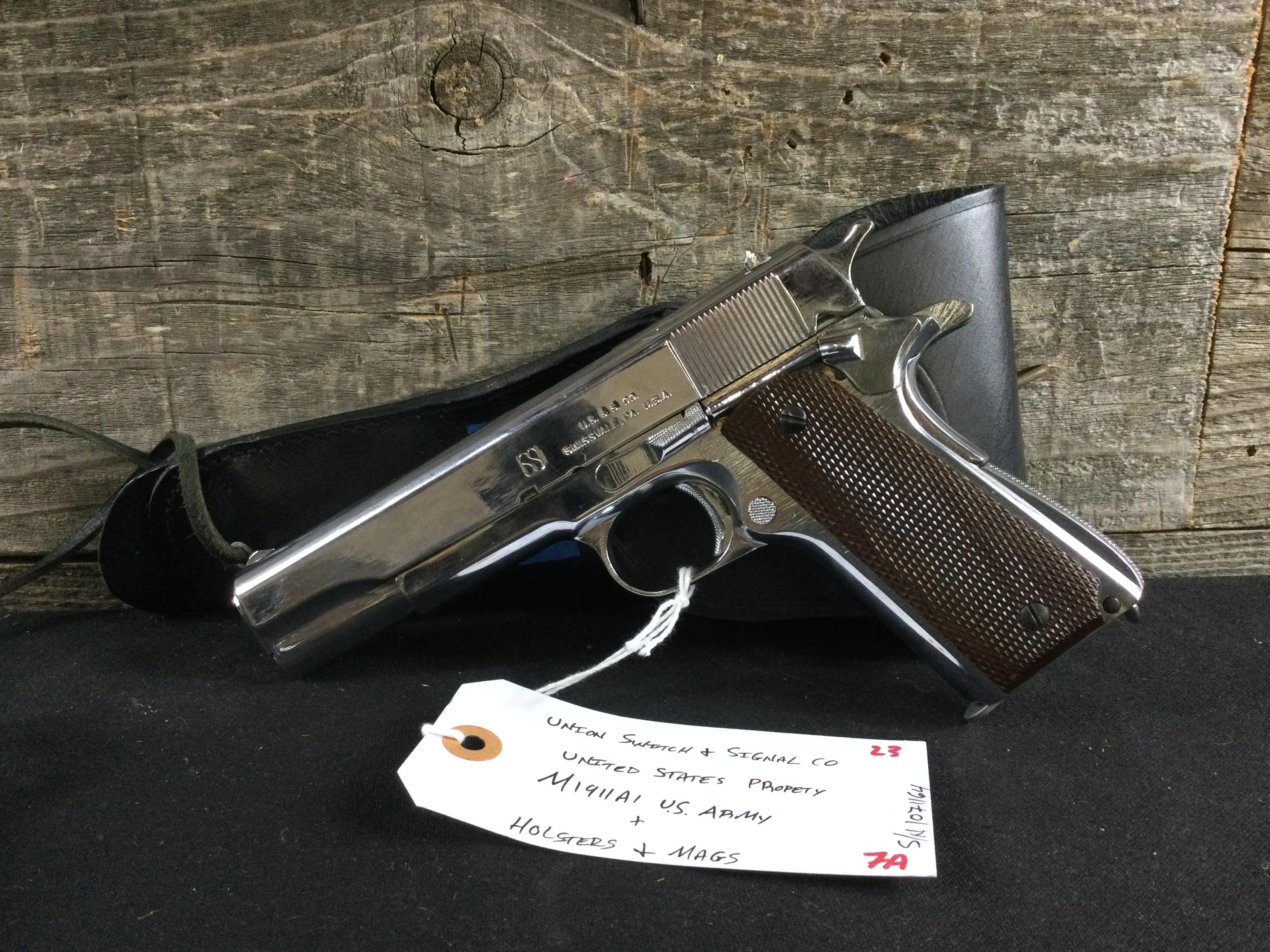 M1911A1 Union Switch & Signal Co. (US &S Co.) Swissvale PA .45