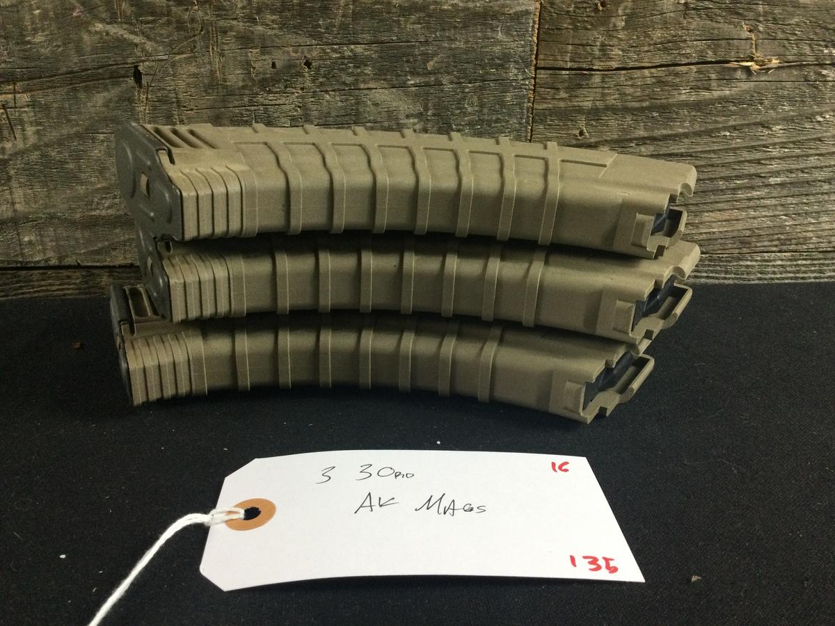 3 30rd AK mags