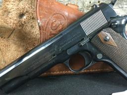 Colt US Army 1911 with holster Reblued