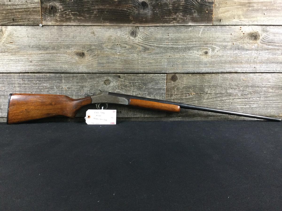 H&R Topper M488 break action .410 with broken butt plate