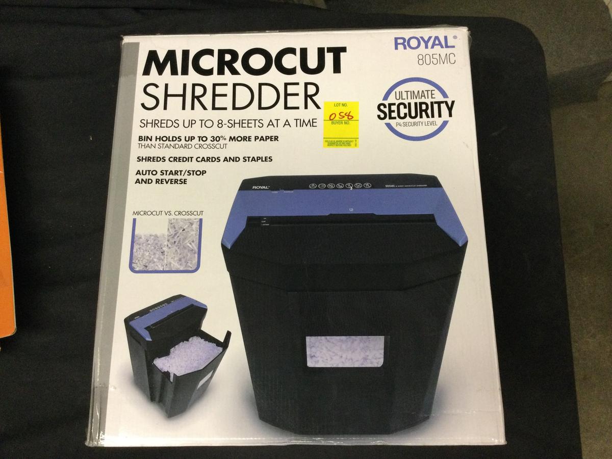 Micro cut shredder