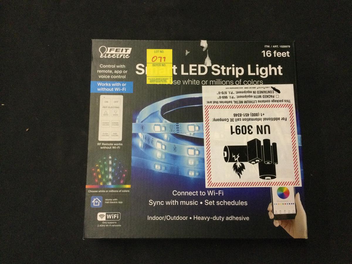 FEIT Electric Smart LED Strip Light, 16ft