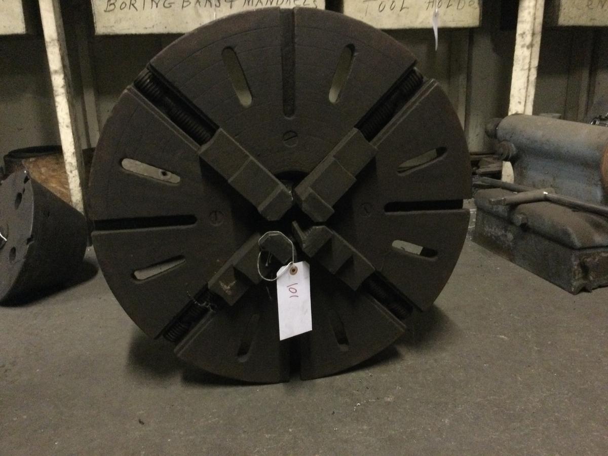 Large 4 jaw chuck
