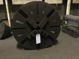 Large 4 jaw chuck