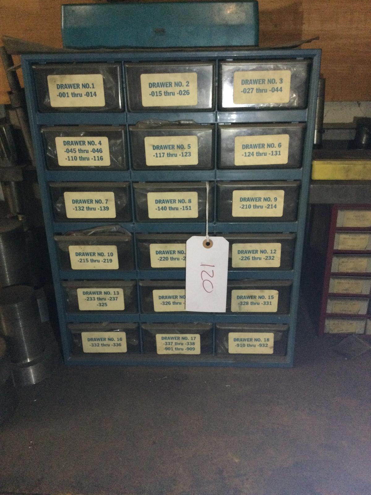 Bin of o rings