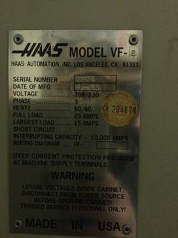 Haas vf-2 cnc machine