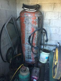 Large Electric Air Compressor with Expanded Holding Tank