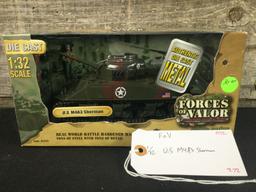 Forces of Valor 1/32 Scale Die Cast M4A3 Sherman