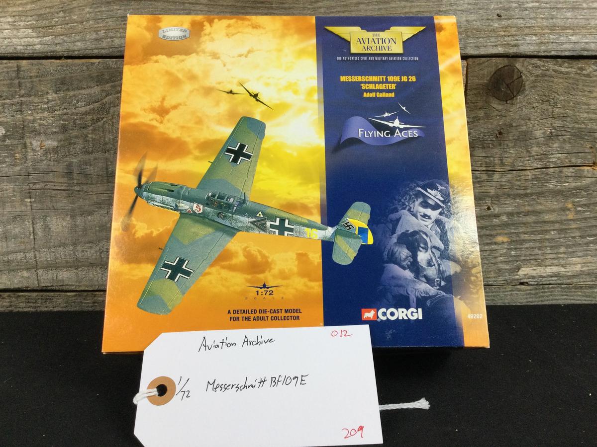 Corgi 1/72 Scale Flying Aces Limited Edition Die Cast Messerschmitt Bf.109E
