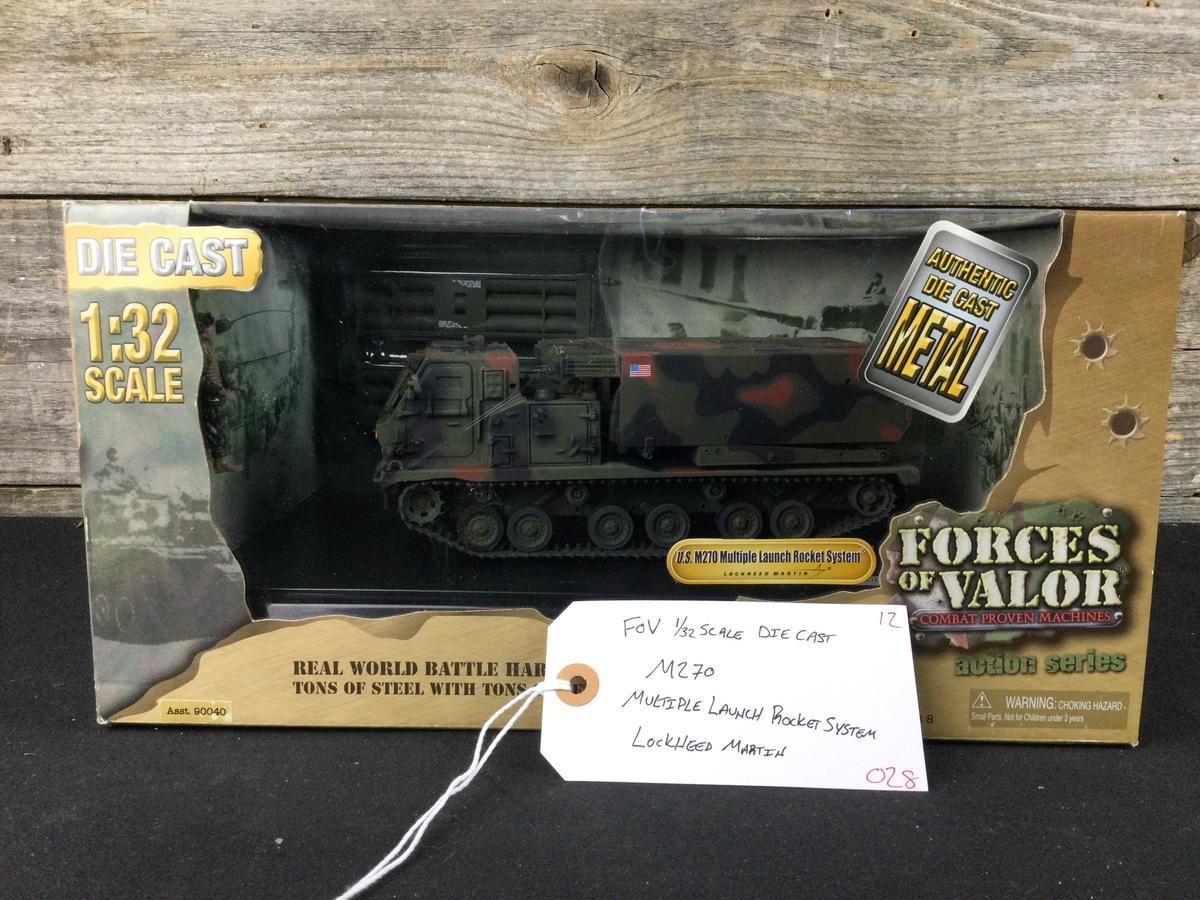 Forces of Valor 1/32 Scale Die Cast M270 Multiple Launch Rocket System. Lockheed Martin