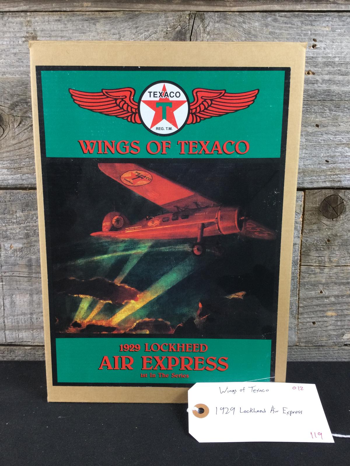 Texaco Wings of Texaco 1929 Lockheed Air Express